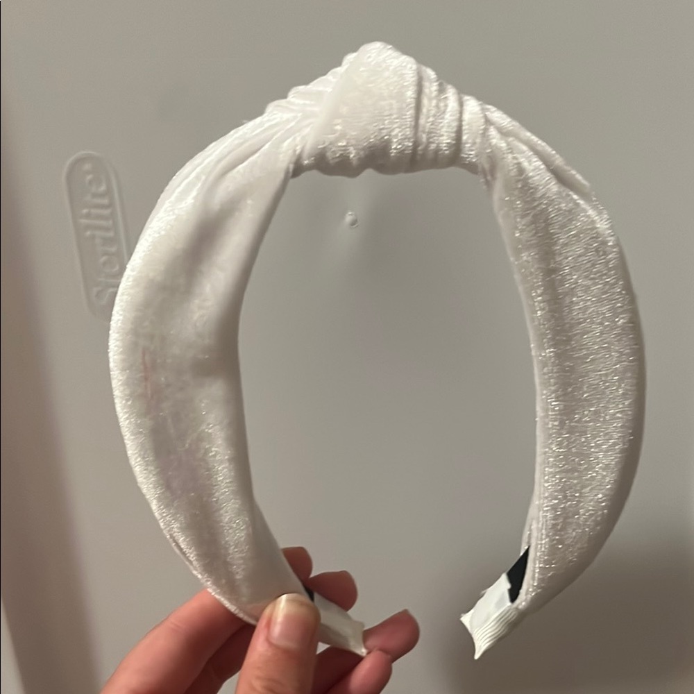 White Knotted Headband